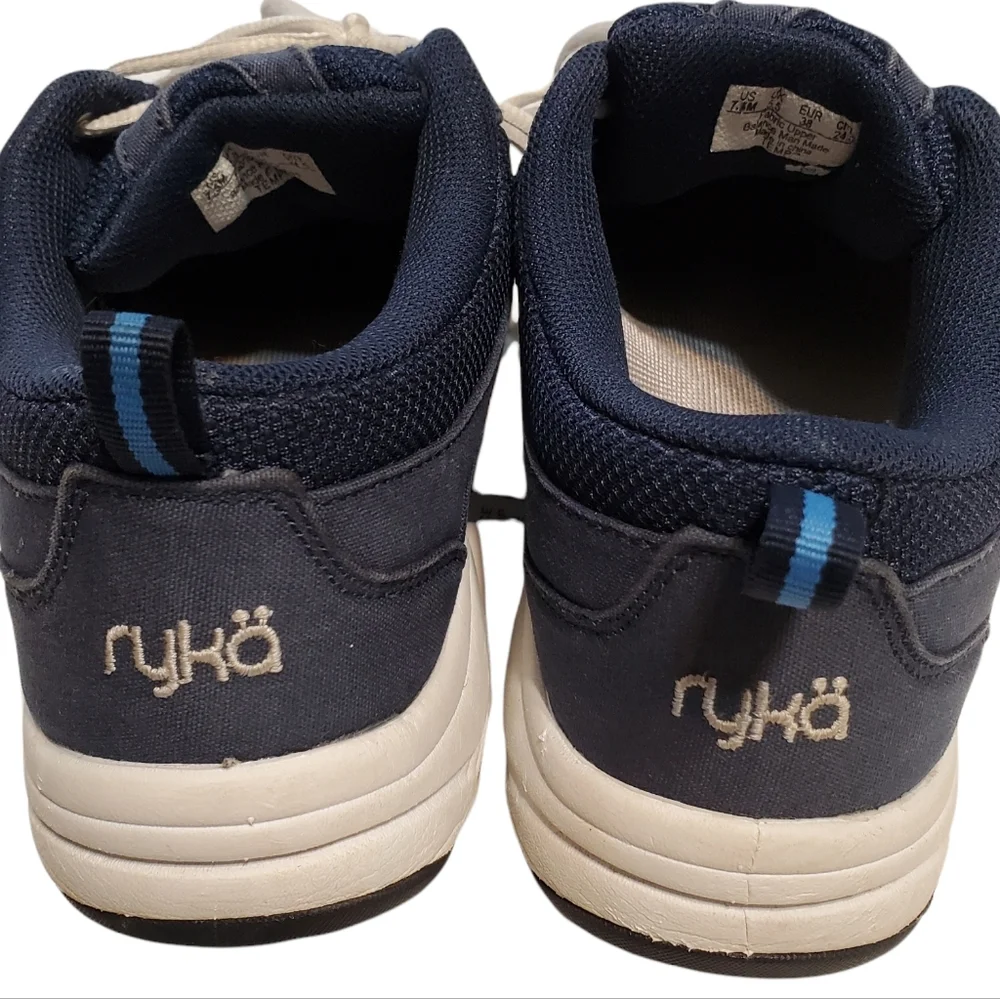 RYKA Women’s Navy & Dark Blue Athletic Tennis Sneakers Tempo SZ 7.5 M